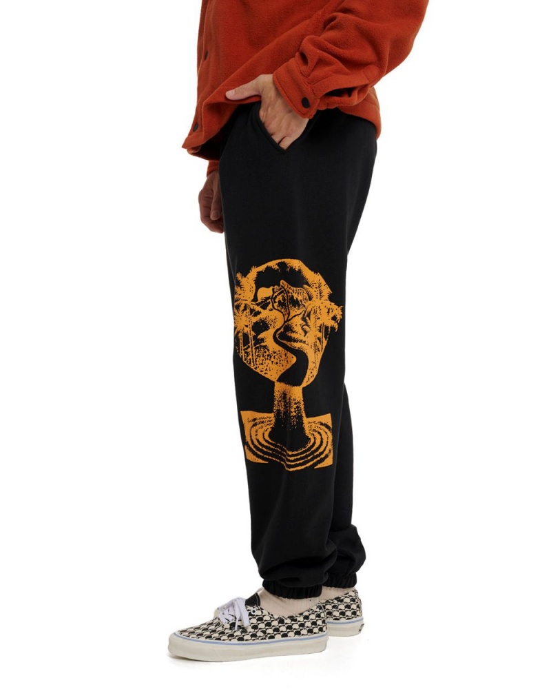 Black Brain Dead Global Streams Sweatpant | USA VCTS92734