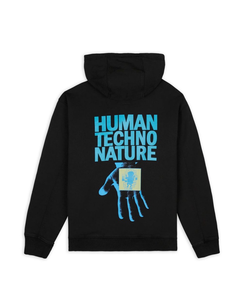 Black Brain Dead Hardware Systems Sweatshirt Hoodie | USA XULE62019