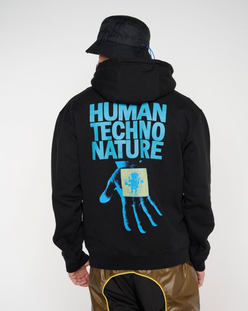 Black Brain Dead Hardware Systems Sweatshirt Hoodie | USA XULE62019