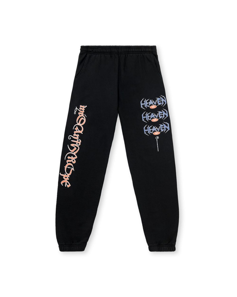 Black Brain Dead Shlohmo Heaven Sweat Pant | USA PWYT18603