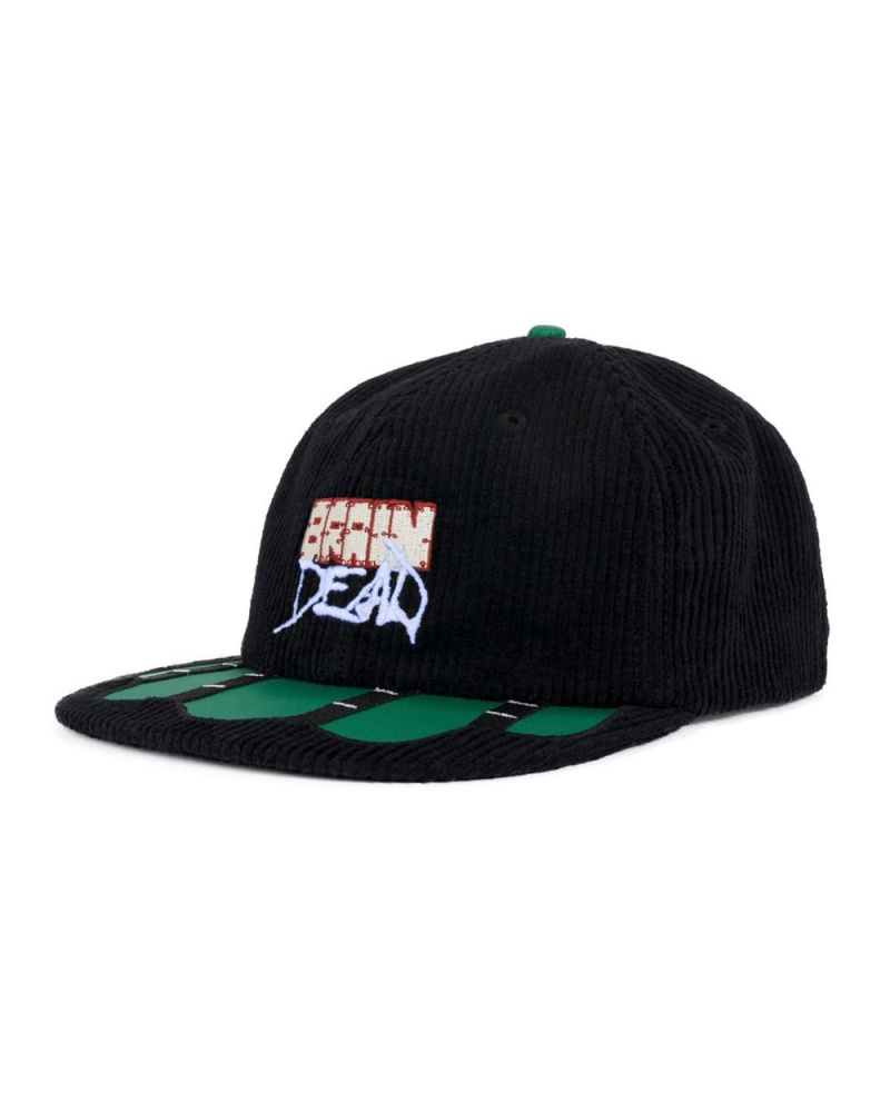 Black Brain Dead Sludge Twill 6 Panel Cap | USA NHKG60759