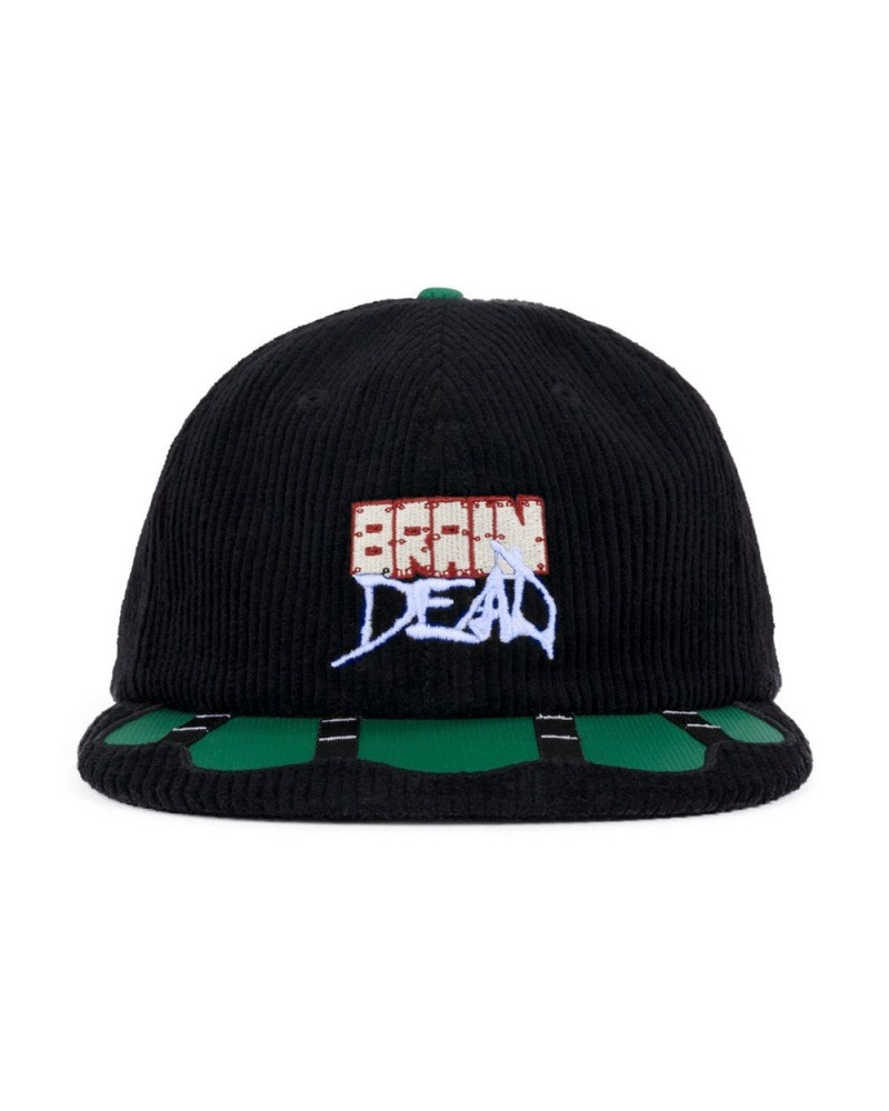 Black Brain Dead Sludge Twill 6 Panel Cap | USA NHKG60759