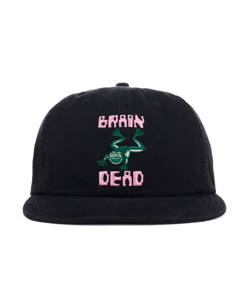 Black Brain Dead Toadman 6 Panel Hat | USA BTGN47265