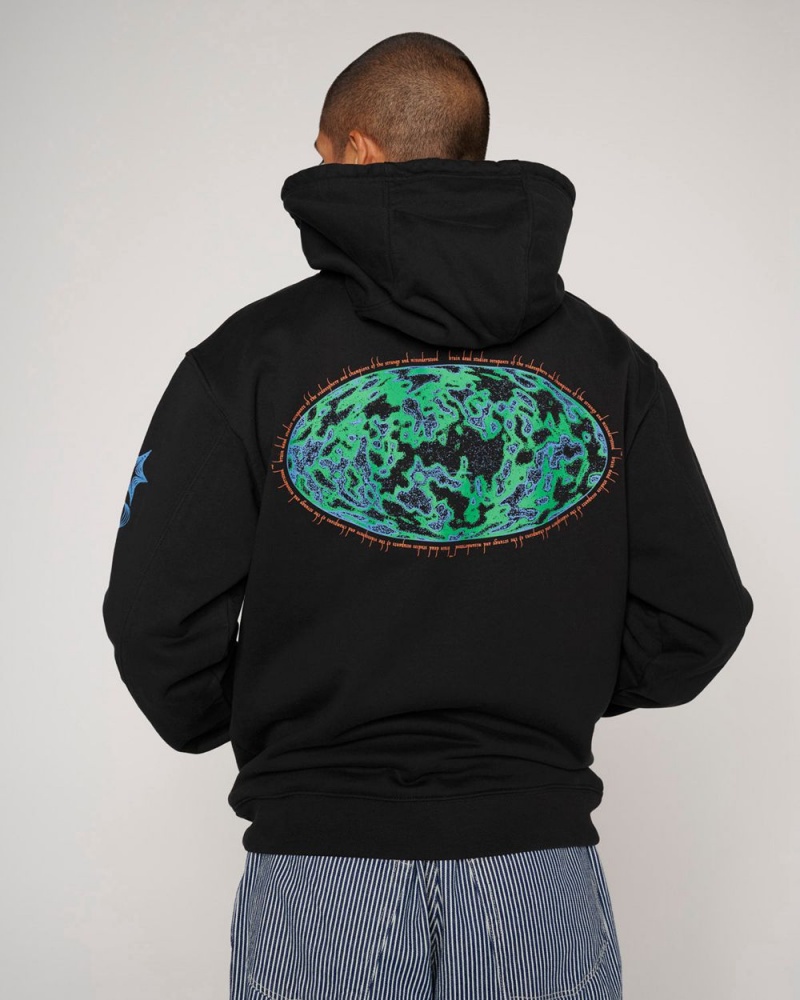 Black Brain Dead Videosphere Hoodie | USA EISV30129