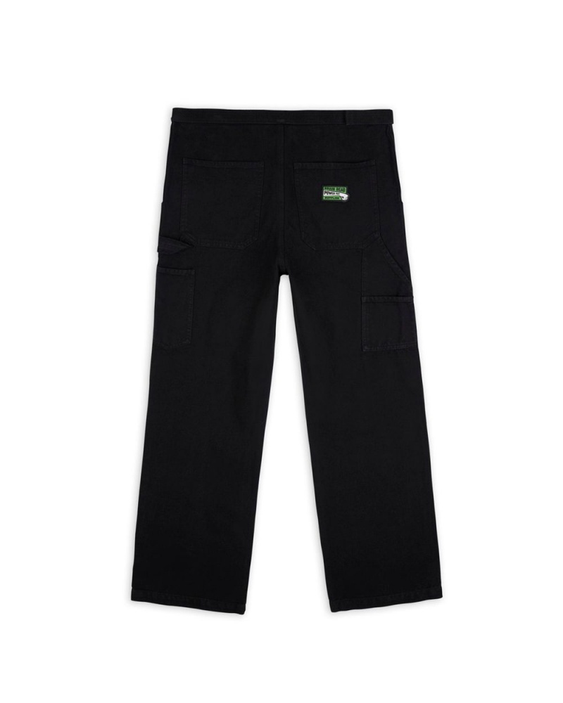 Black Brain Dead Washed Hard Ware/Soft Wear Carpenter Pant | USA YFAJ76824