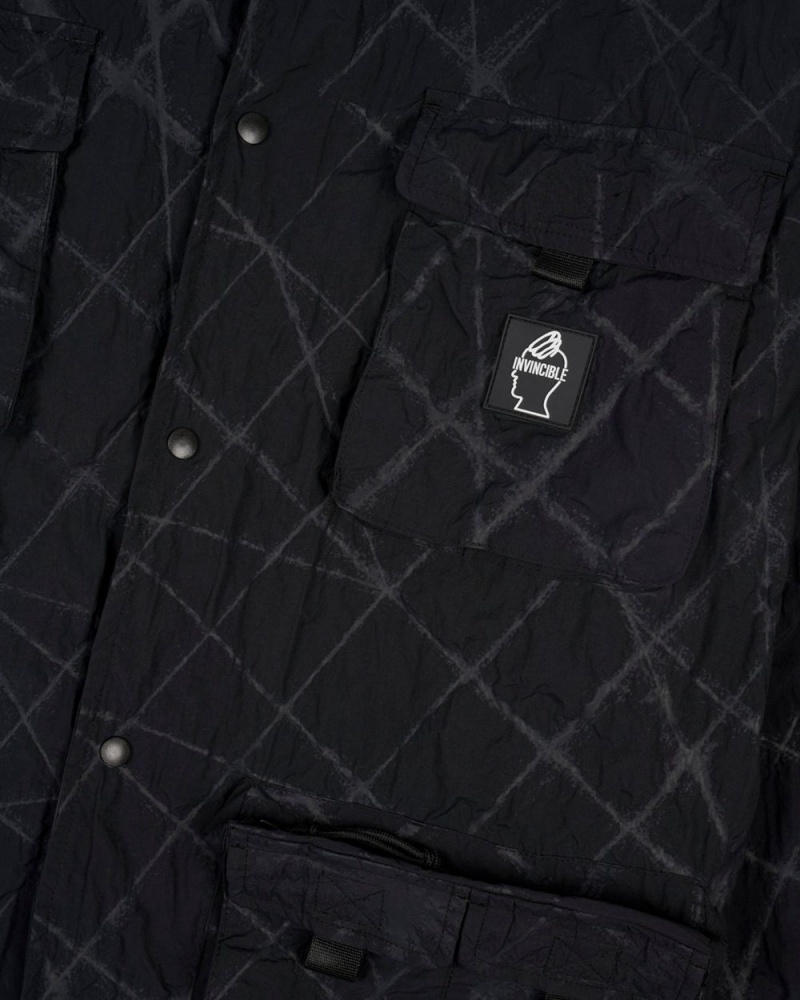 Black Brain Dead X Invincible Miller Chore Coat Jacket | USA IJHR29714