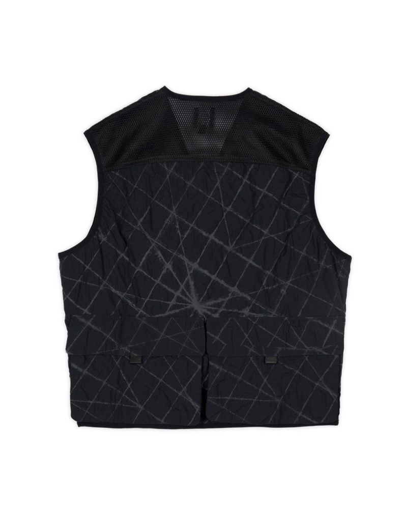 Black Brain Dead X Invincible Miller Fishing Vest | USA CJUV71230