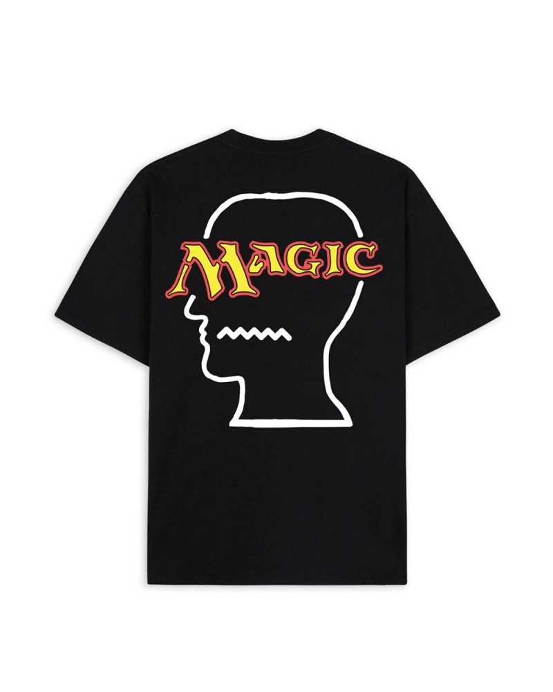 Black Brain Dead X Magic: The Gathering Logo Tee T-Shirt | USA NTOP68931