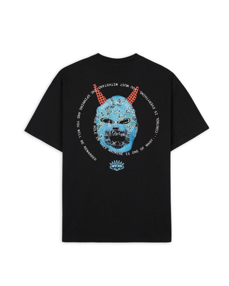 Black Brain Dead X Onyx Collective Xynophiles Tee T-Shirt | USA JFIW70283