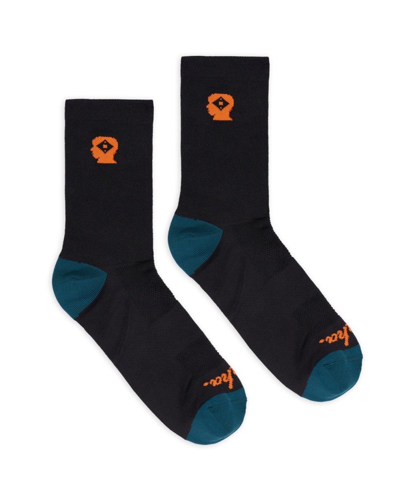 Black Brain Dead X Rapha Trail Socks | USA SNAR31529