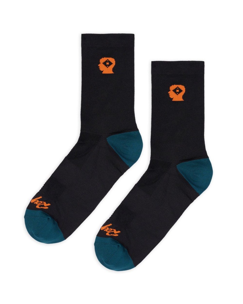 Black Brain Dead X Rapha Trail Socks | USA SNAR31529