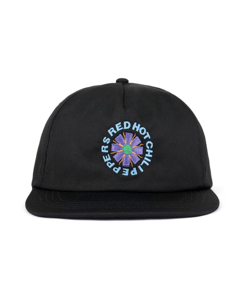 Black Brain Dead X Red Hot Chili Peppers Hat | USA IHWS04638