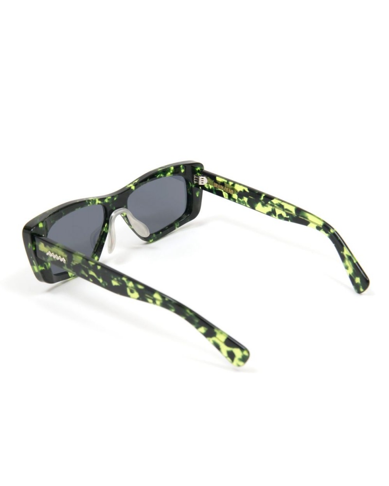 Black Green Brain Dead Kopelman Post Modern Primitive Eye Protection Sunglasses | USA LAPN15230