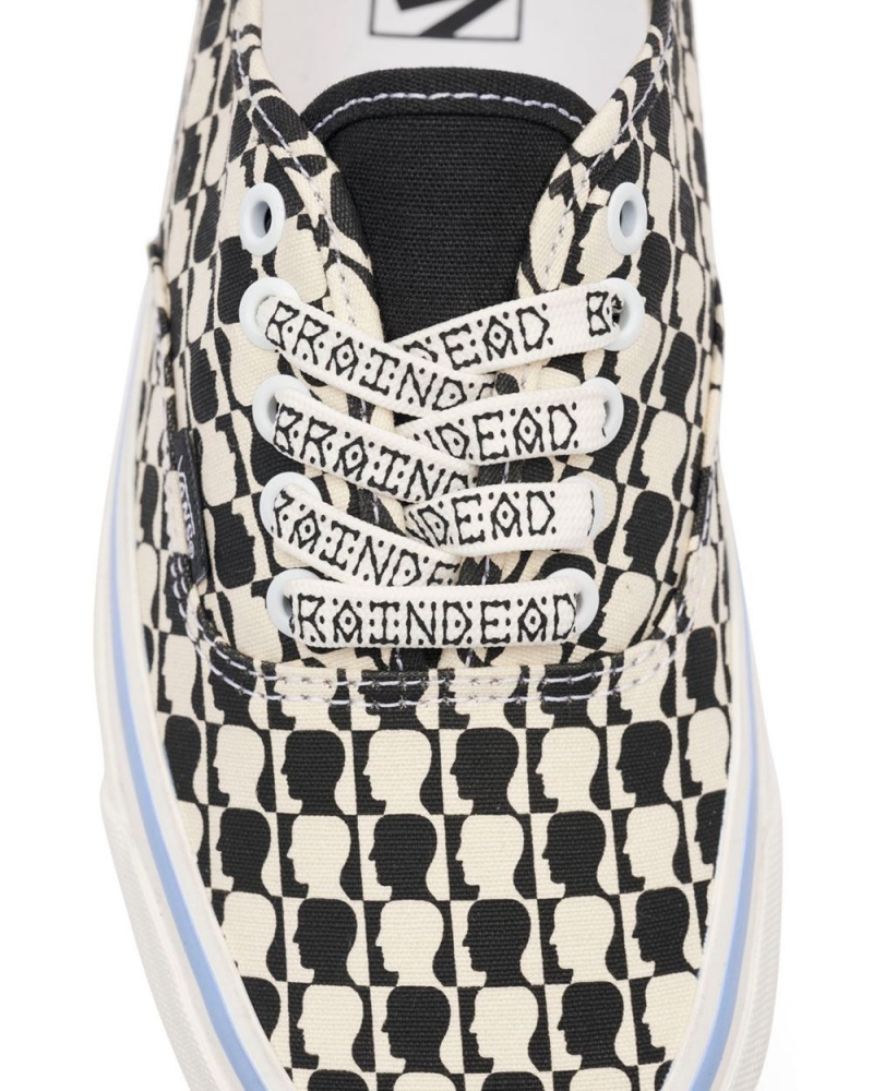 Black White Brain Dead X Vans Og Authentic Shoes | USA AOND70124