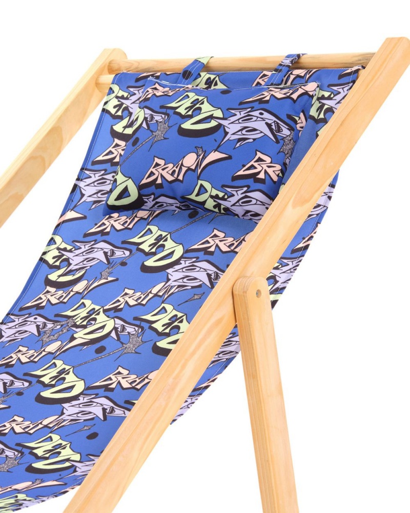 Blue Brain Dead Deck Chair Homeware | USA CVAX15426