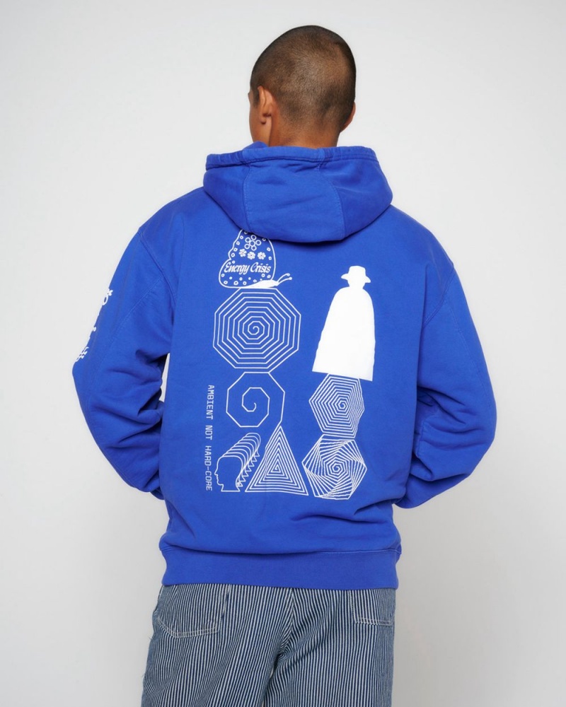 Blue Brain Dead Electronique Hoodie | USA BZPS27015