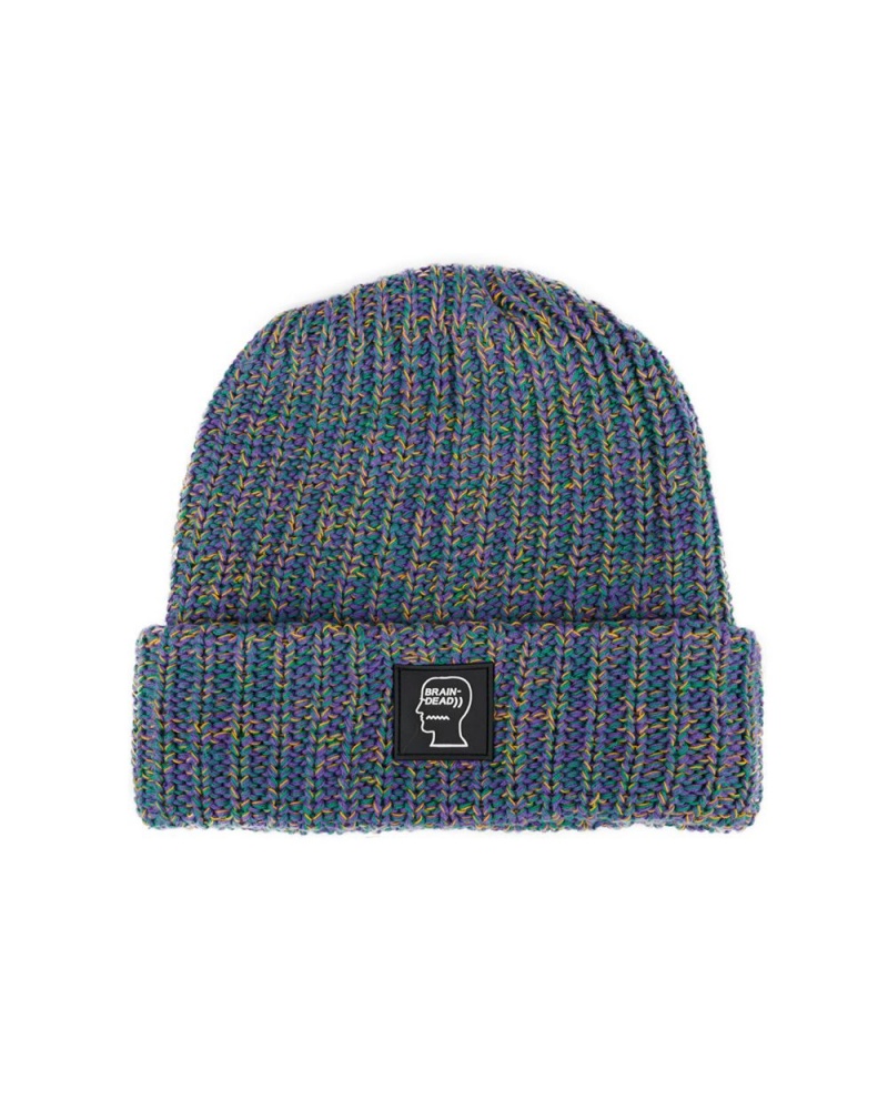 Blue Brain Dead Logohead Beanie | USA WKCX71928