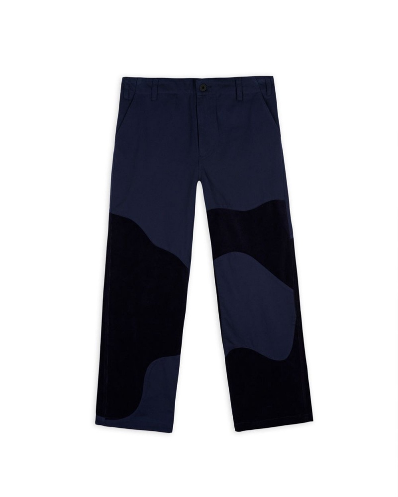 Blue Brain Dead Organic Panel Pant | USA YKOP75918