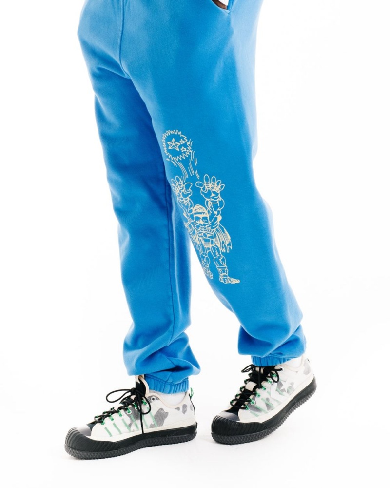 Blue Brain Dead Ultimate Star Search Sweat Pant | USA XKDU59867