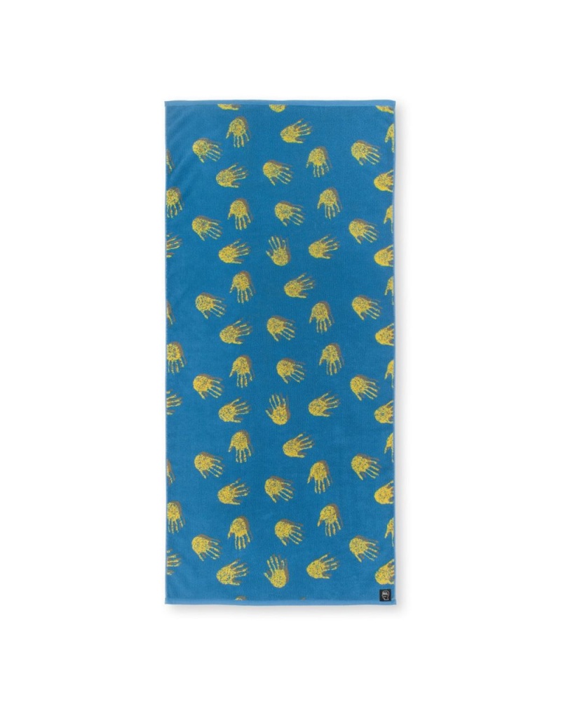 Blue Brain Dead X Gotcha Sand Hands Towel | USA CHAQ64583