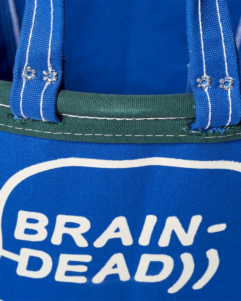 Blue Brain Dead X Steele Canvas Round Carry Basket Homeware | USA EIWR31409