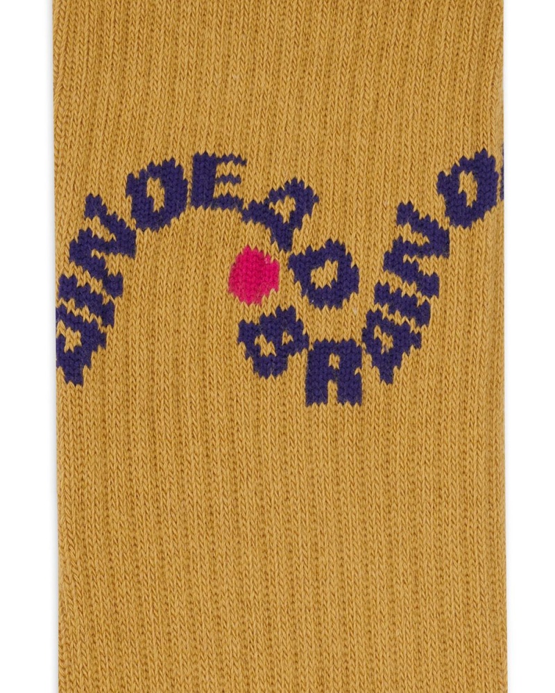 Brown Brain Dead Bd Waves Socks | USA YSIK91043