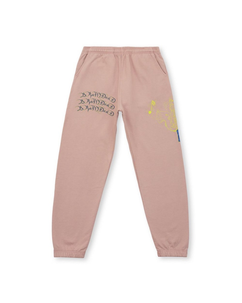 Brown Brain Dead Jazz Flute Sweat Pant | USA CXWS29784