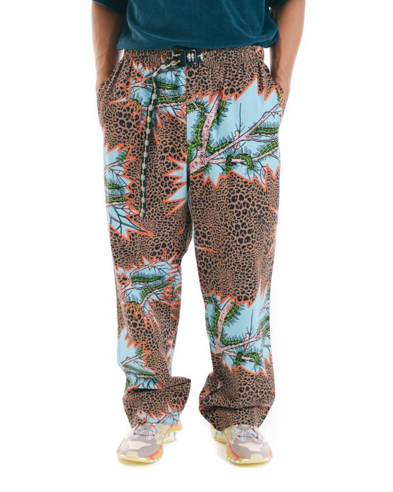 Brown Brain Dead Mutated Cheetah Climber Pant | USA FUNH95078