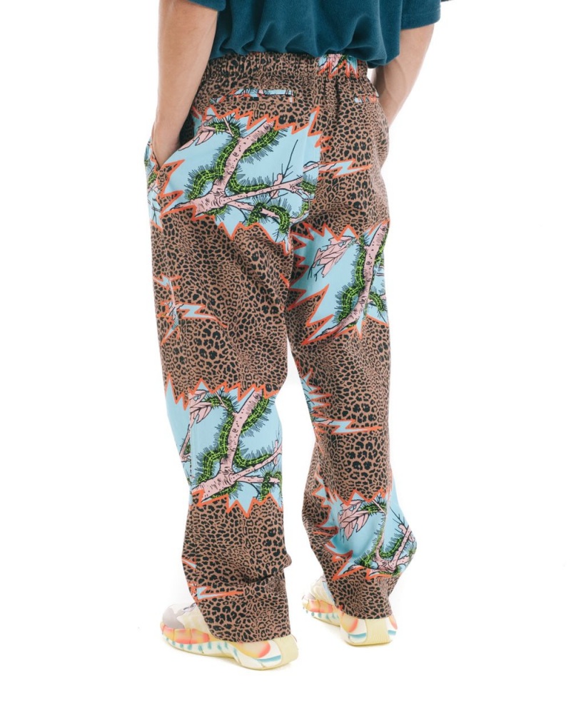 Brown Brain Dead Mutated Cheetah Climber Pant | USA FUNH95078