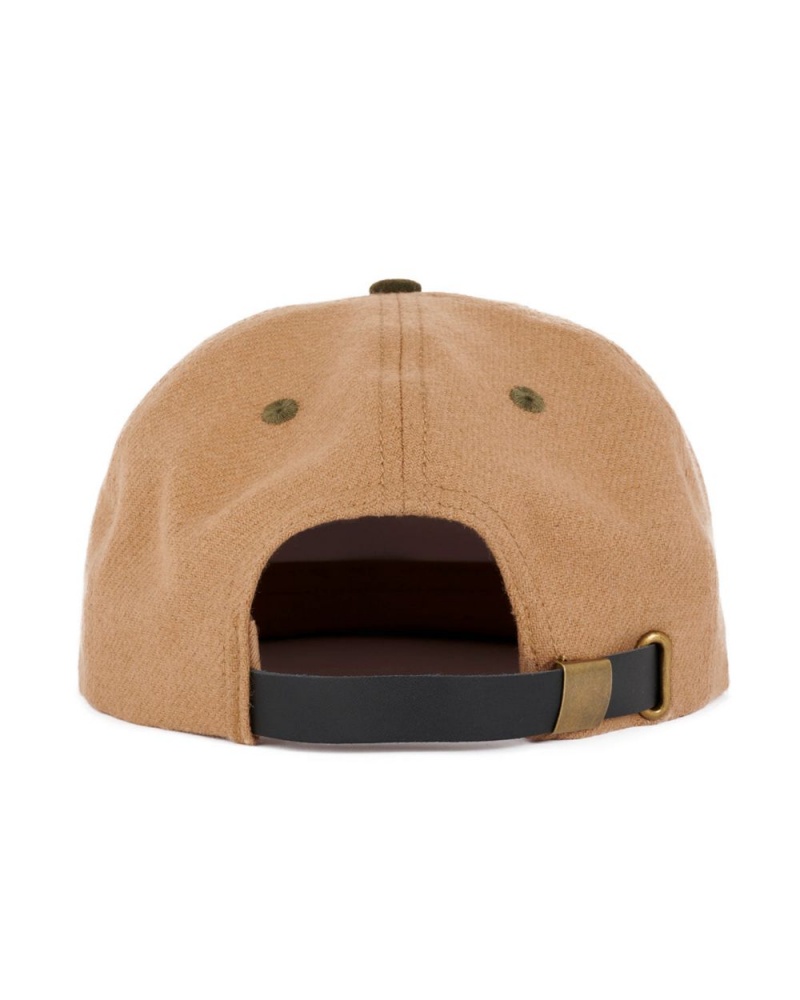 Brown Brain Dead Plato Wool 6 Panel Cap | USA WUBF52176