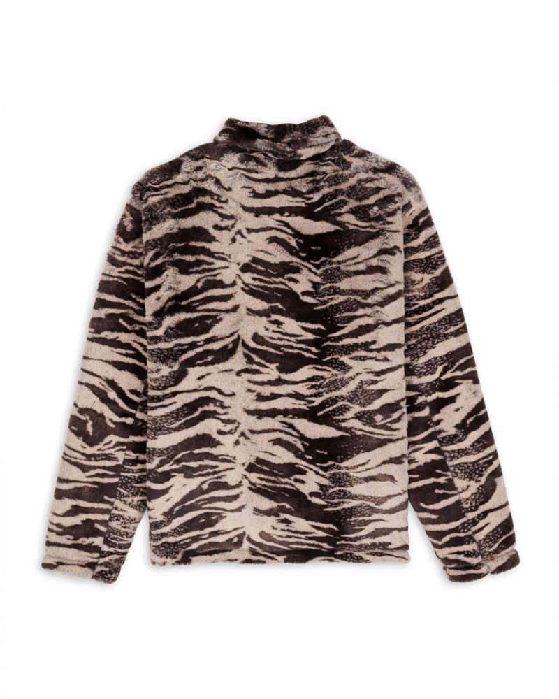 Brown Brain Dead Readers Fur Jacket | USA IDYB46078