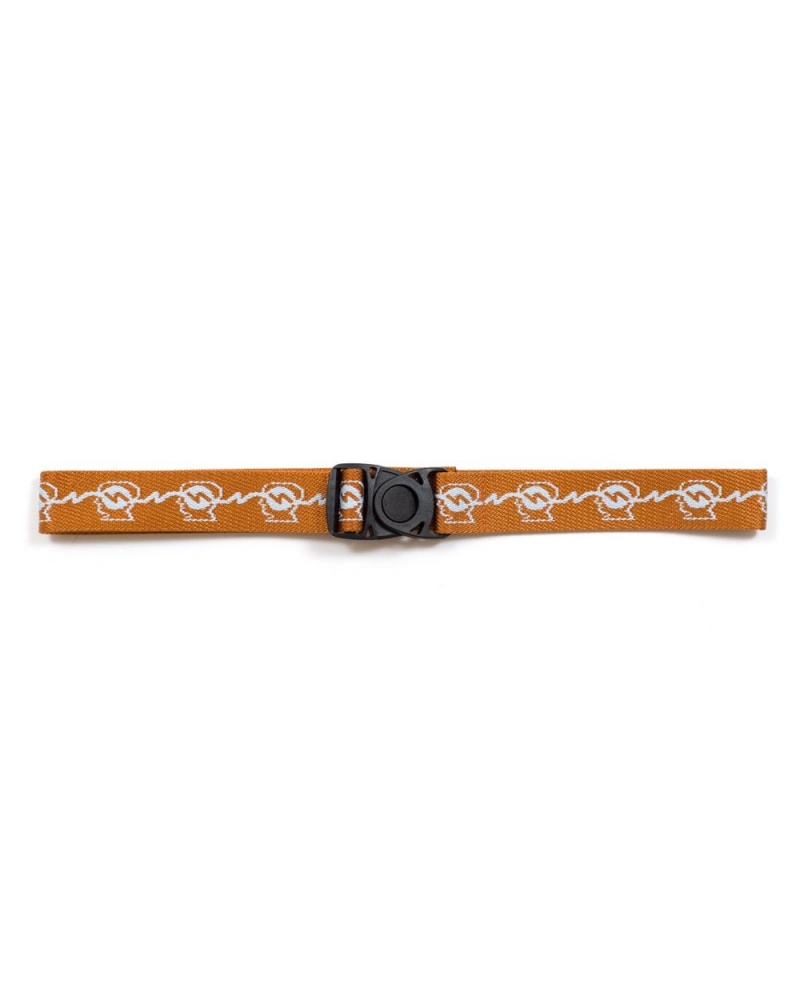 Brown Brain Dead Running Head Woven Belt | USA NPYE06389