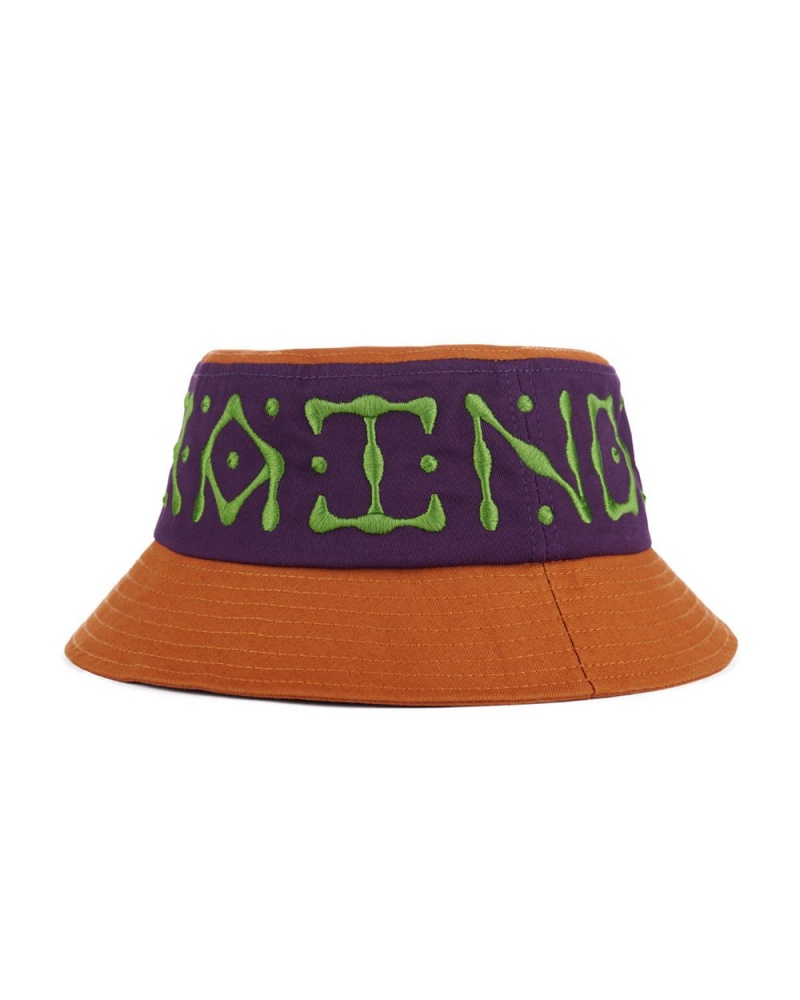 Brown Brain Dead Ufo Twill Bucket Hat | USA WPMJ30948