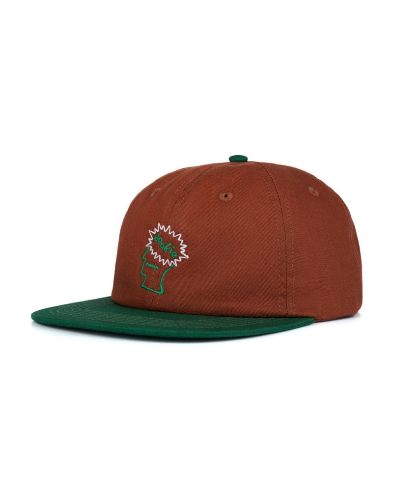 Brown Brain Dead X Green Day Dookie Hat | USA KSMP26498