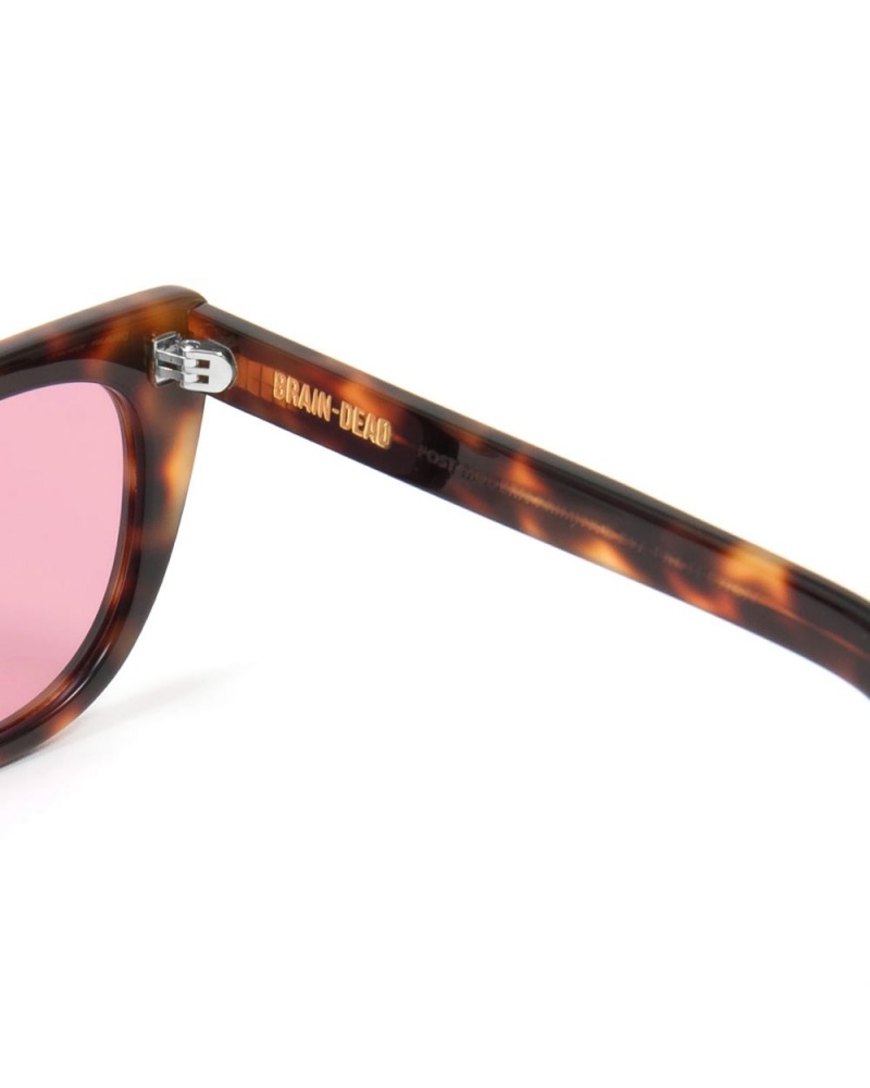 Brown Rose Brain Dead Natto Post Modern Primitive Eye Protection Sunglasses | USA TLGB16593