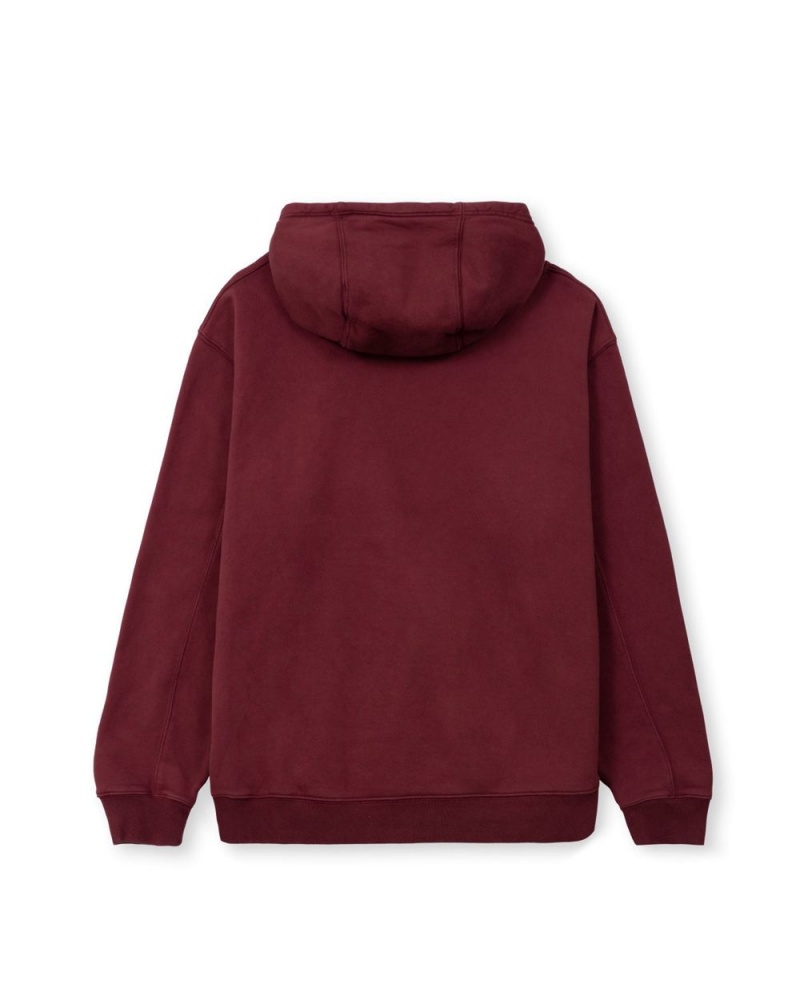 Burgundy Brain Dead Constantine The Wizard Sweatshirt Hoodie | USA CXVF32041