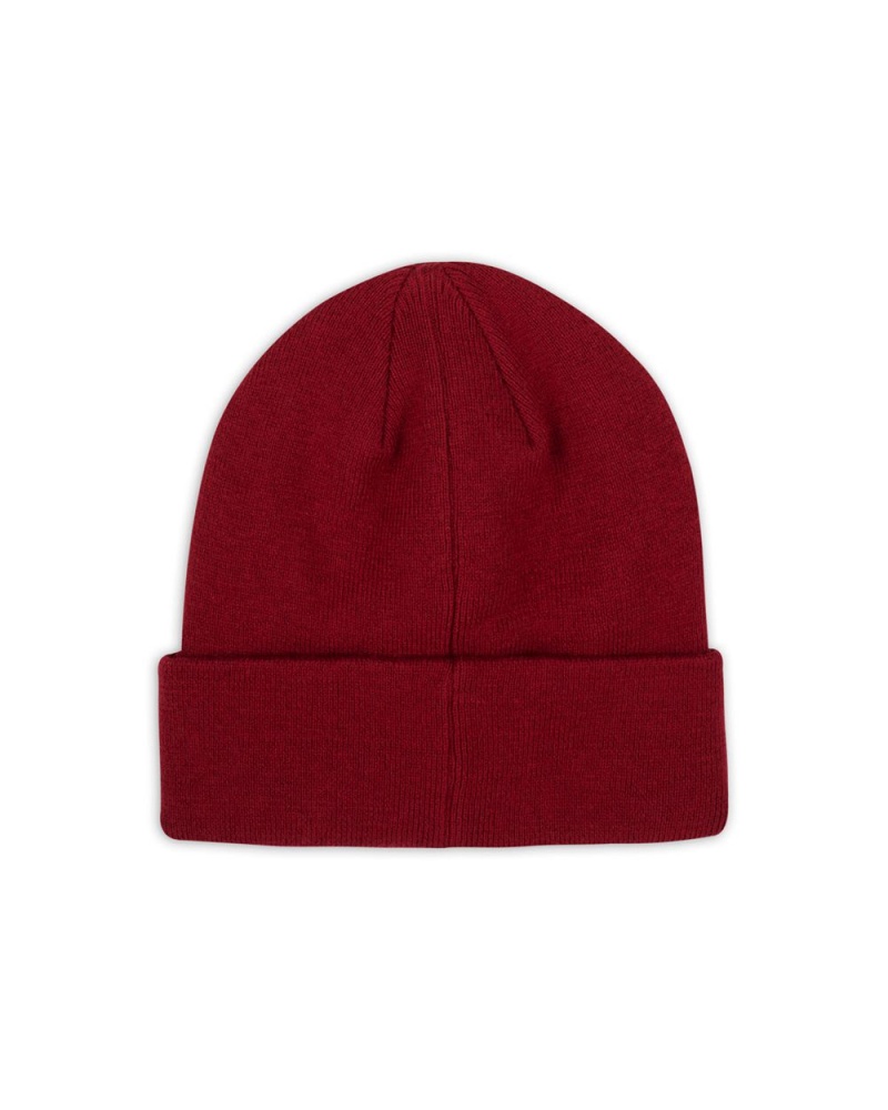 Burgundy Brain Dead Fw22 Logo Head Wool Beanie | USA BCQI87920