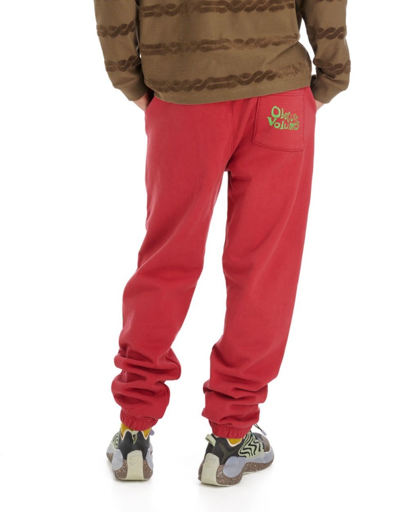 Burgundy Brain Dead Independent Classics Sweatpant | USA MLUV91582