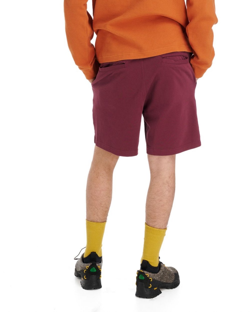 Burgundy Brain Dead Indie Classics Jersey Shorts | USA OCMH87453