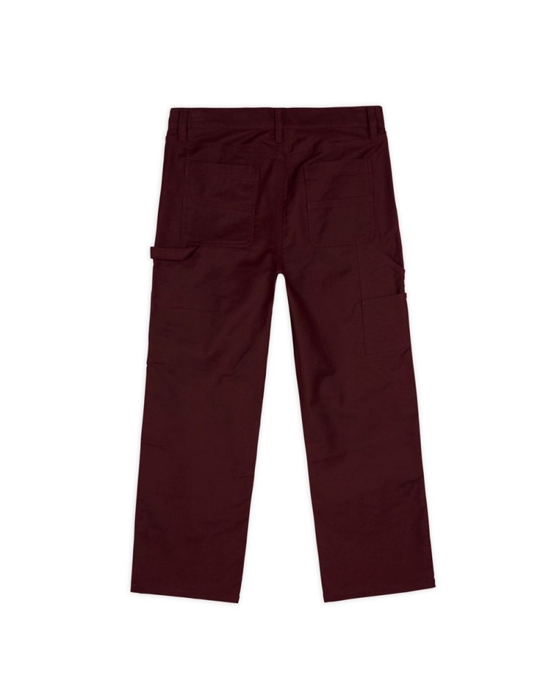 Burgundy Brain Dead Moleskin Double Knee Utility Pant | USA ZPTH57309