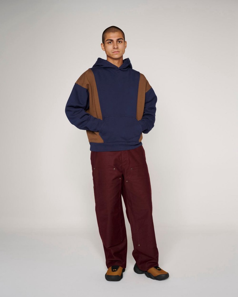 Burgundy Brain Dead Moleskin Double Knee Utility Pant | USA ZPTH57309