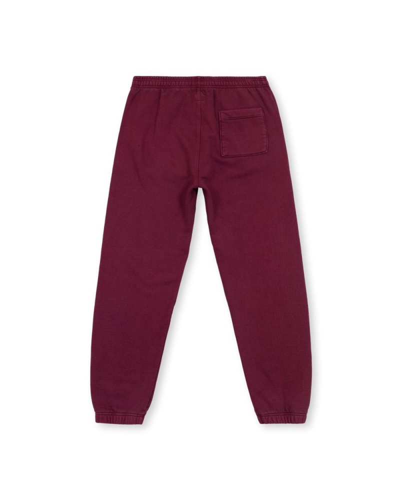 Burgundy Brain Dead Paintman Sweat Pant | USA MOQE51368