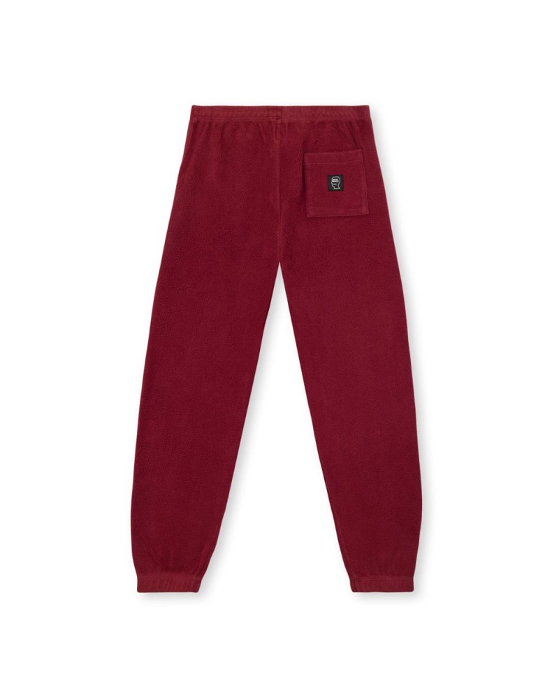 Burgundy Brain Dead Reverse Fleece SweatW/Pvc Pant | USA YLKX27469