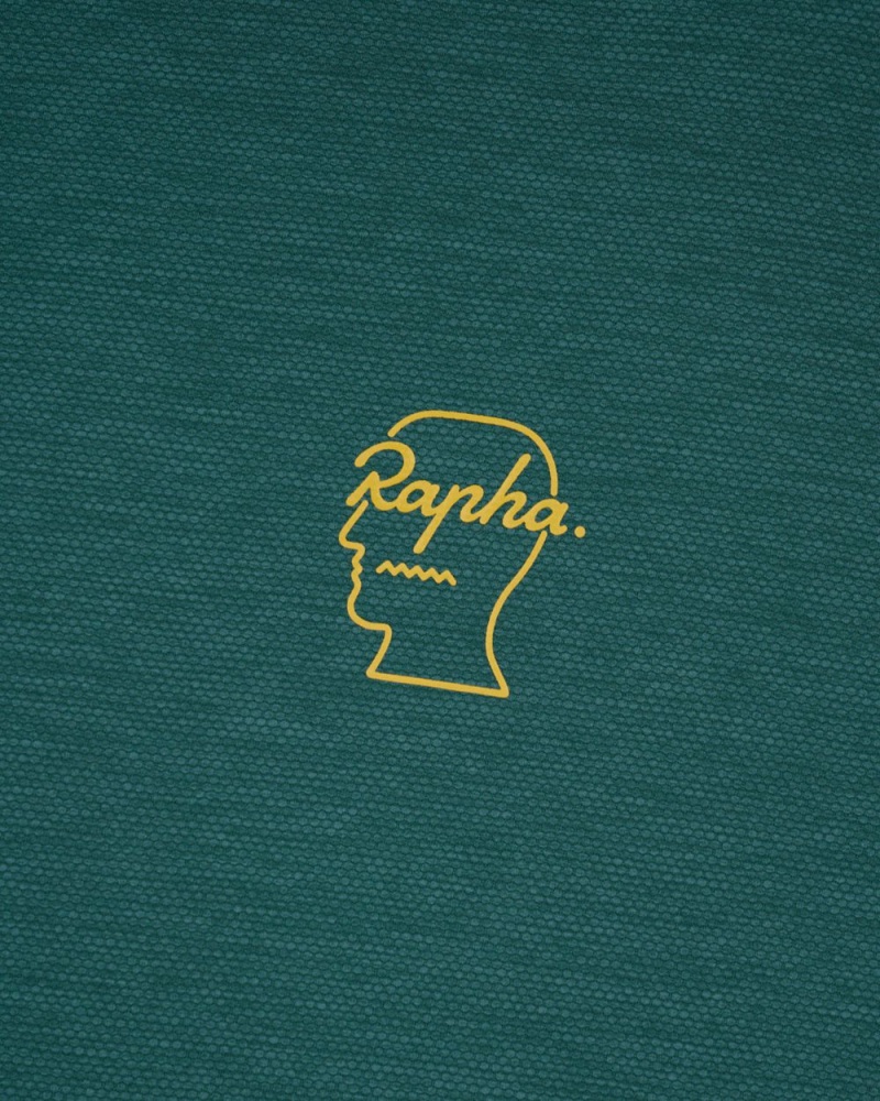 Dark Green Brain Dead X Rapha Trail Technical T-Shirt | USA KNHD46321