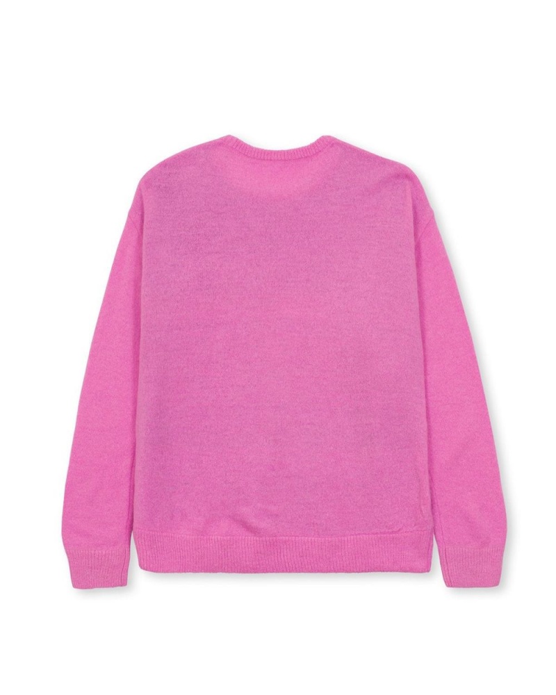 Fuchsia Brain Dead Buddies Sweater | USA FWNR07814