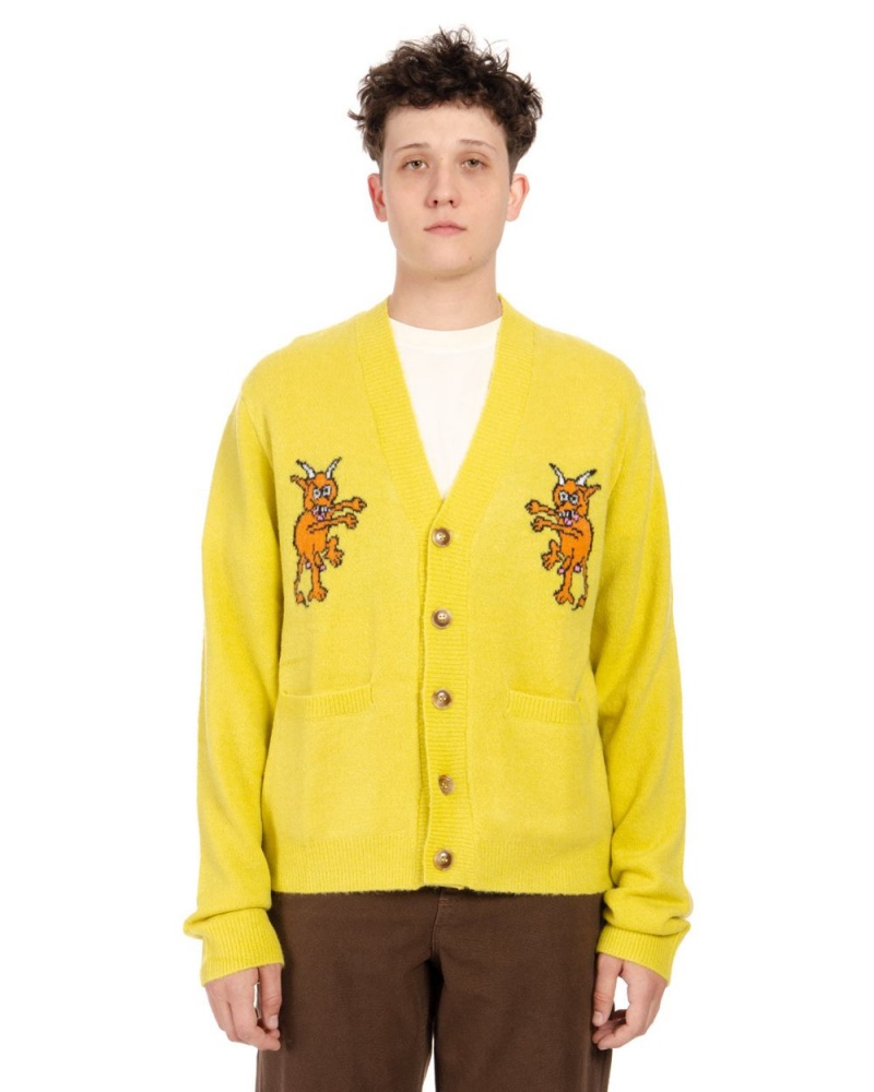 Gold Brain Dead Devil's Cardigan | USA FTQA72356