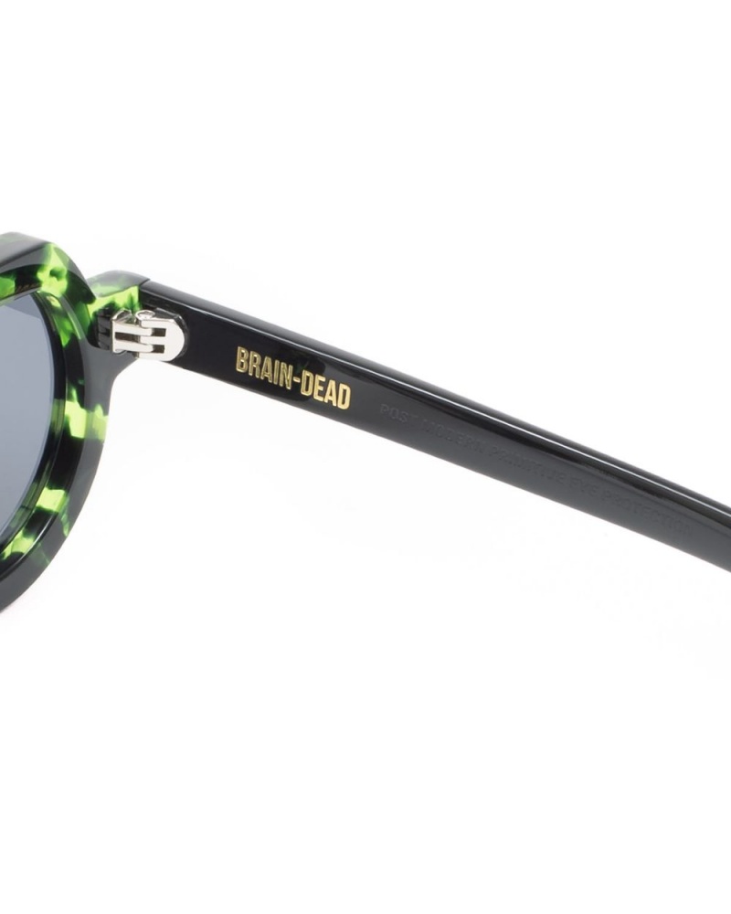 Green Black Brain Dead Tani Post Modern Primitive Eye Protection Sunglasses | USA DQBO35678