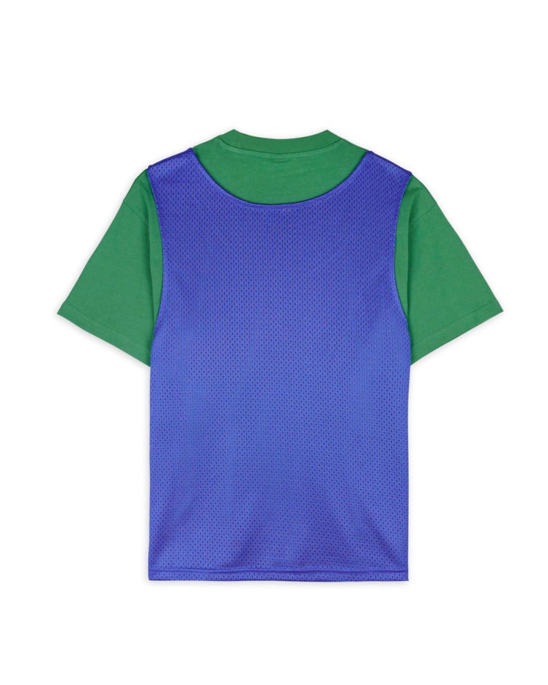 Green Blue Brain Dead Grafix Team Jersey T-Shirt | USA QHJN83170