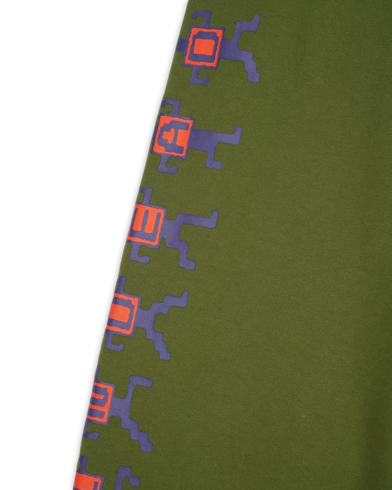 Green Brain Dead Box Man Sweatpant | USA MAHF31976