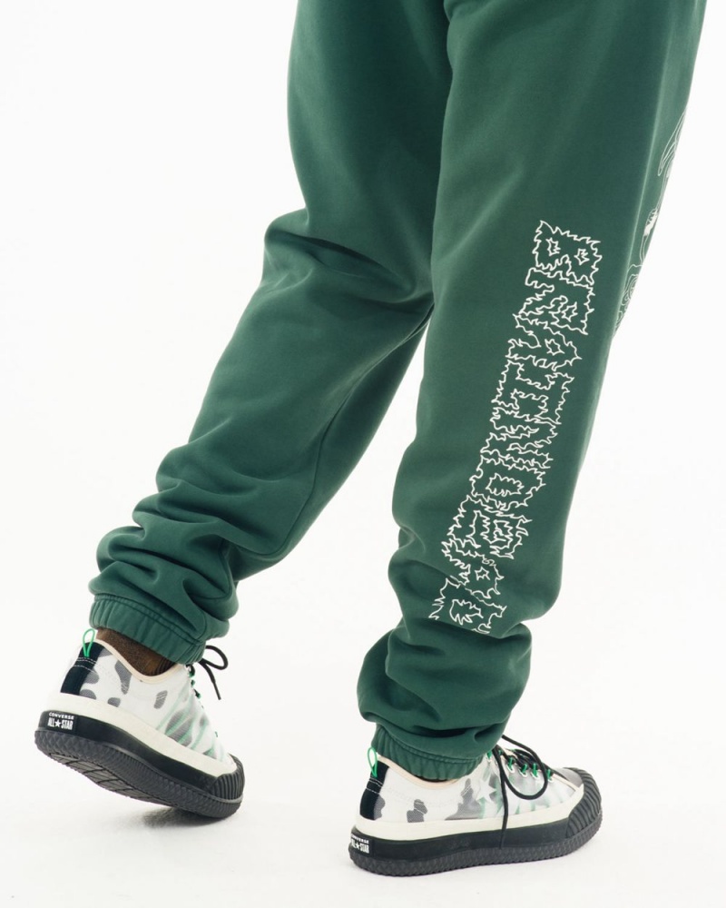 Green Brain Dead Braindead Dreams Sweat Pant | USA GJAB86340